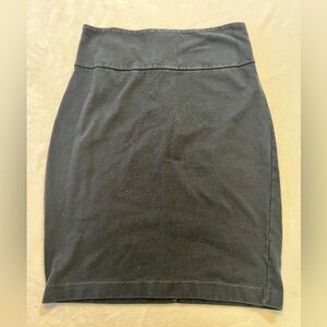 James Perse black stretch Pencil‎ Skirt